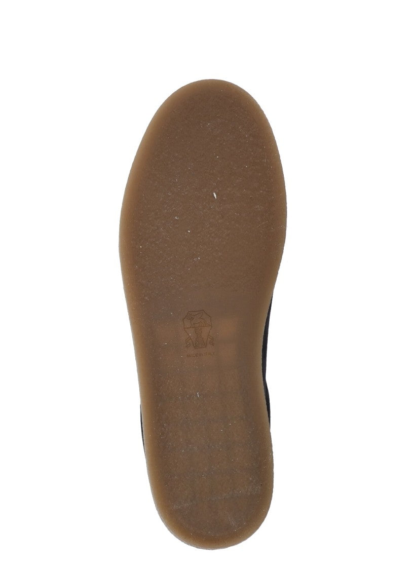 Brunello Cucinelli Suede Leather Sneakers