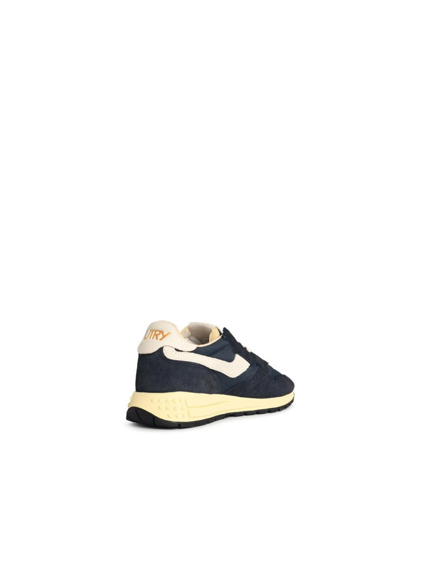 Autry Reelwind Low' Dark Blue Nylon Sneakers