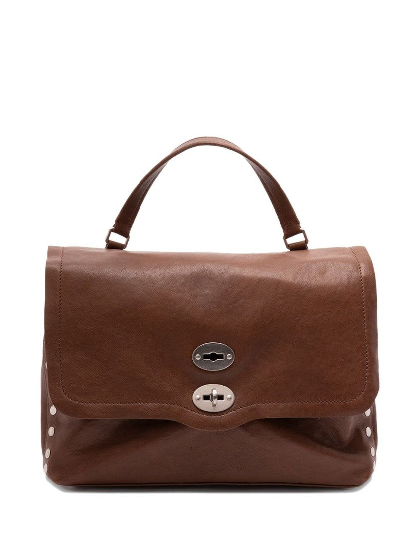 Zanellato Structured Rectangular Lambskin Handbag