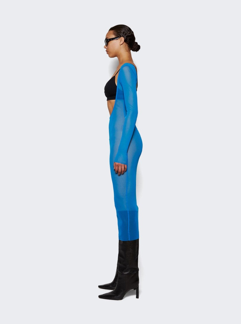 Jean Paul Gaultier X Shayne Oliver Mesh Low Cut And Backless Dress