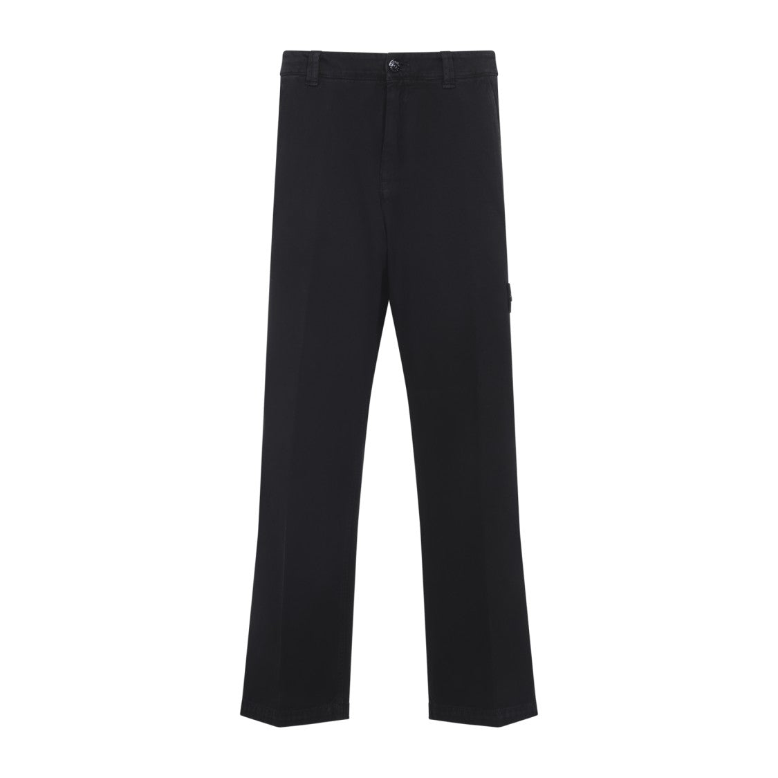 Stone Island Straight-Leg Cotton Trousers