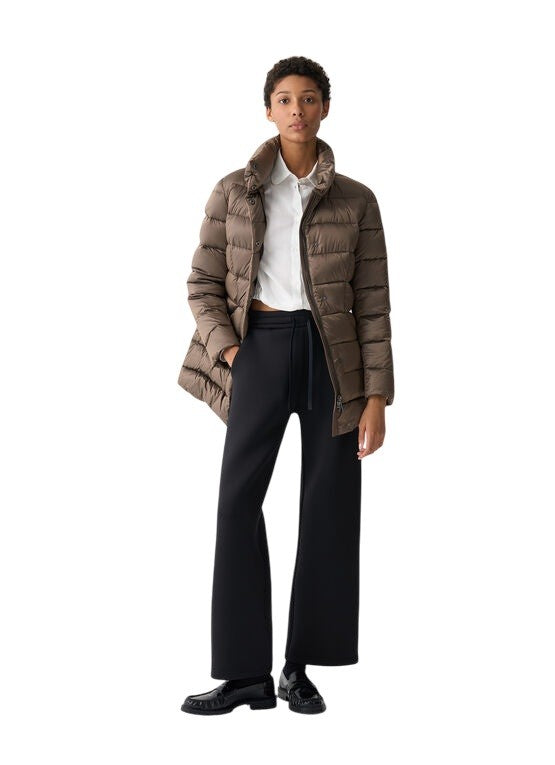 Colmar Originals Brown Down Jacket With Feminine Silhouette