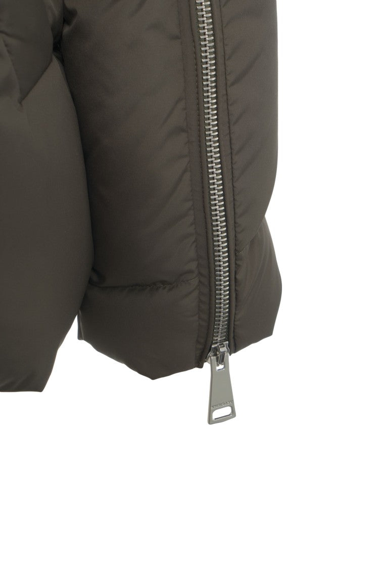 Khrisjoy Oversized Quilted Down Jacket With Hood