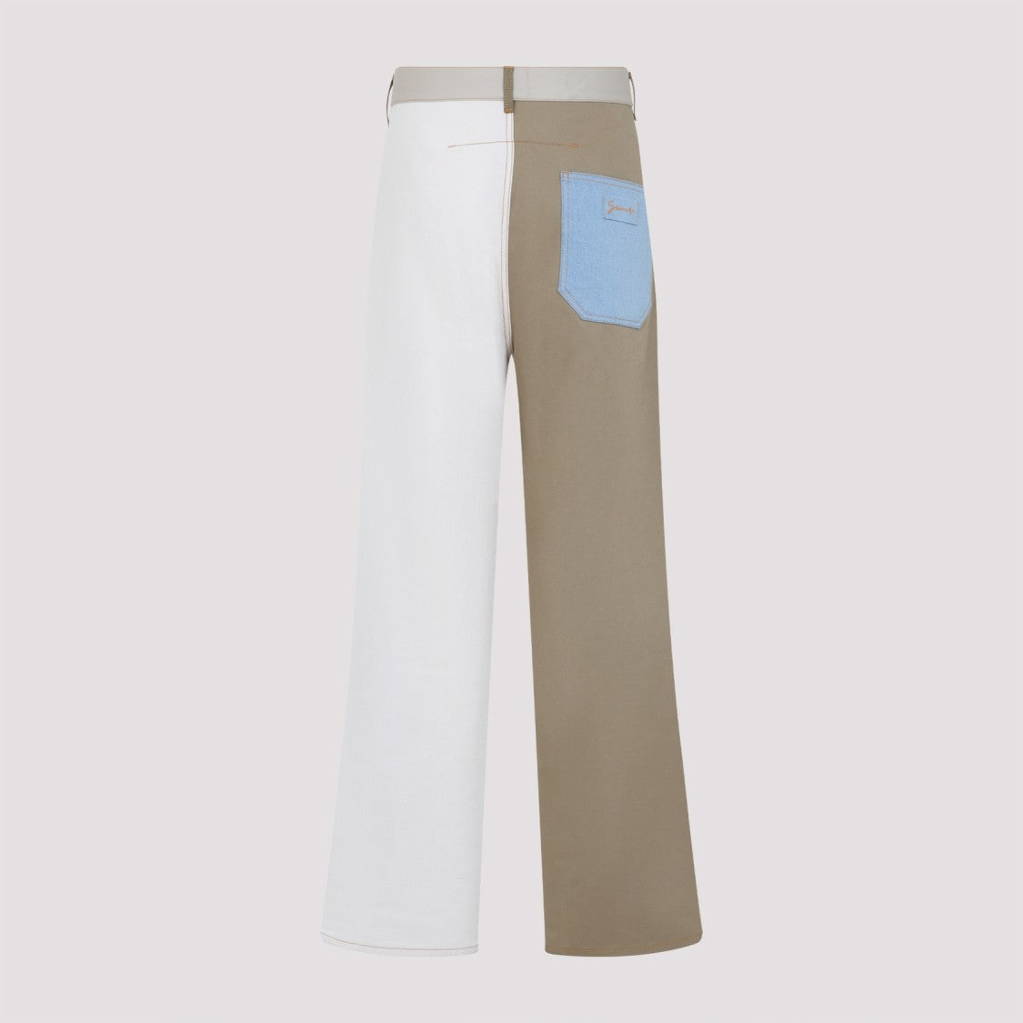 Givenchy Multicolored Cotton Relaxed Fit Denim Pants