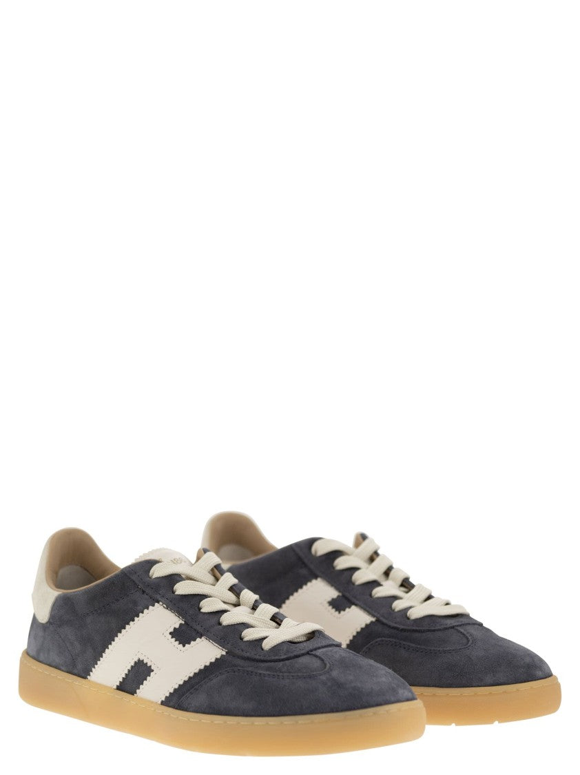 Hogan Retro-Inspired Cool Sneakers With Suede Upper