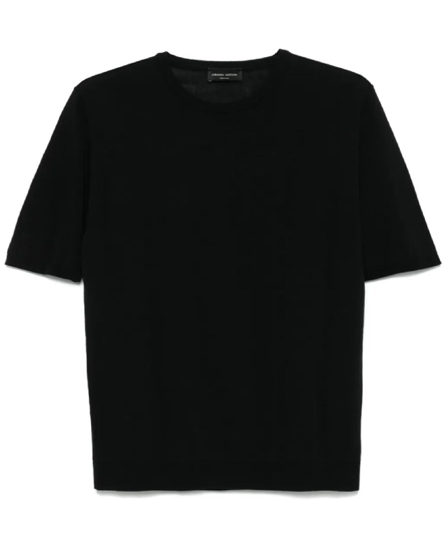 Roberto Collina Short-Sleeved Crew Neck T-Shirt With Design