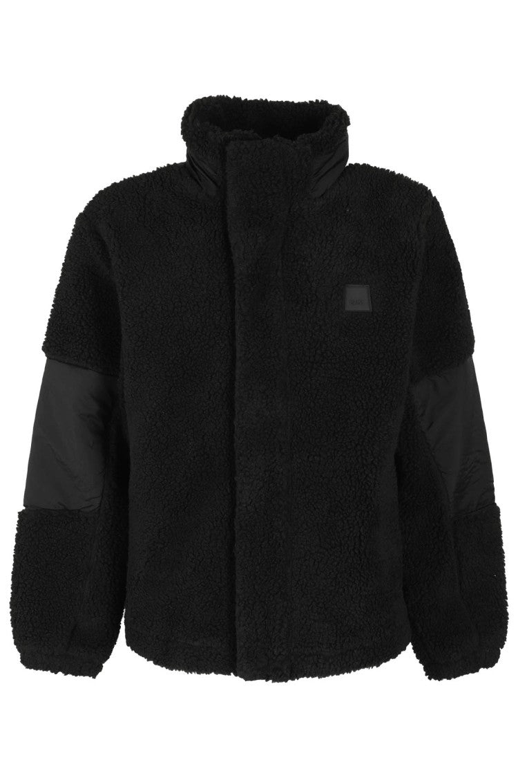 Rains Rains Kofu Fleece Jacket In Black