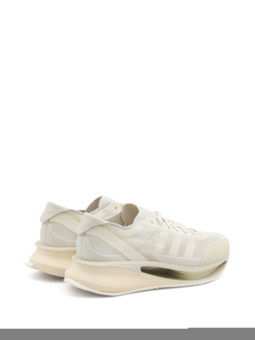 Y-3 White Sneakers With Signature 3-Stripes Logo
