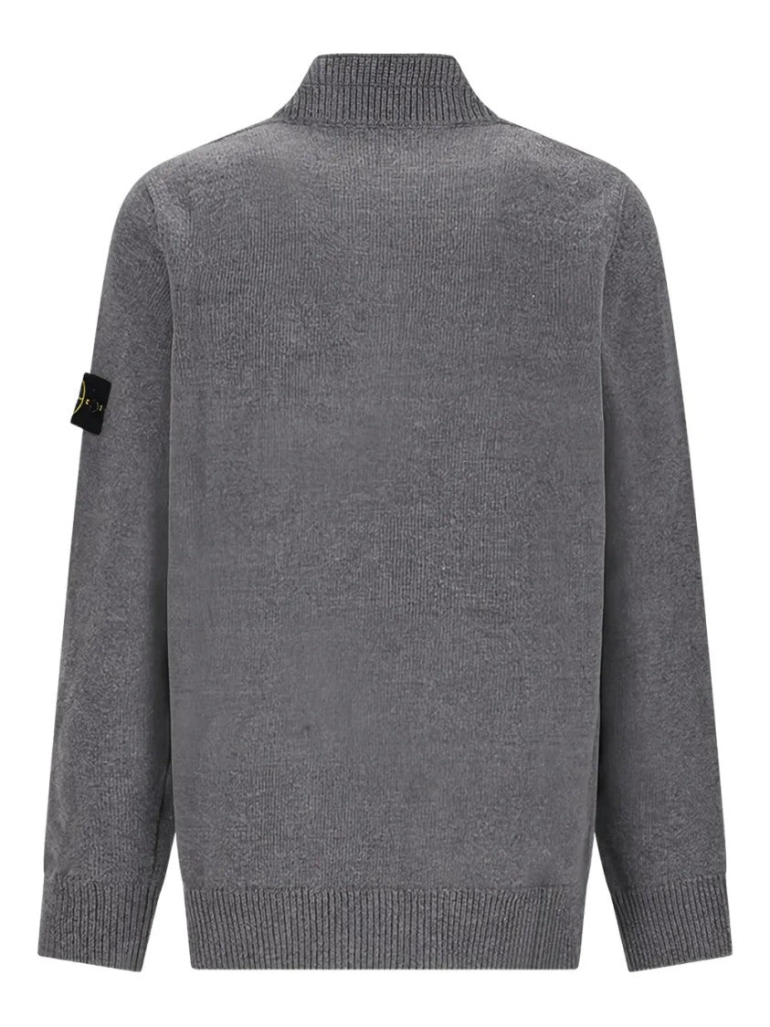 Stone Island Buttoned Long-Sleeve Polo Shirt