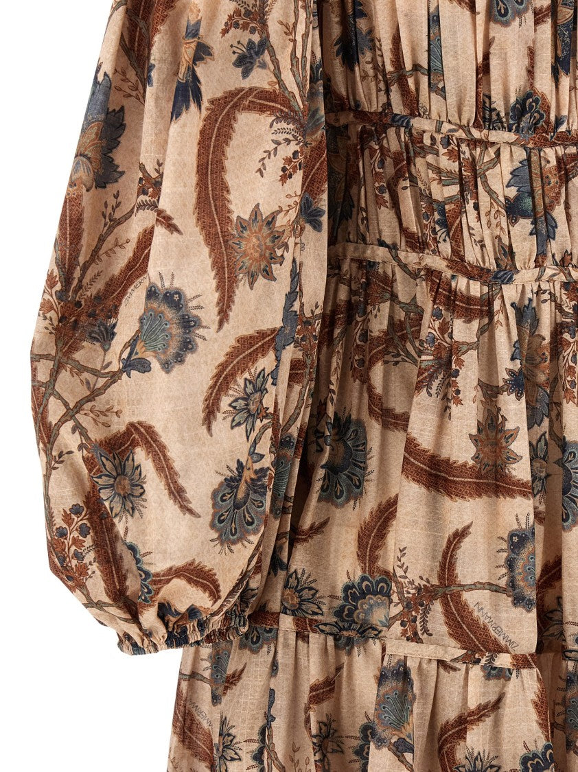 Zimmermann Ascension Tie Billow Maxi' Dress