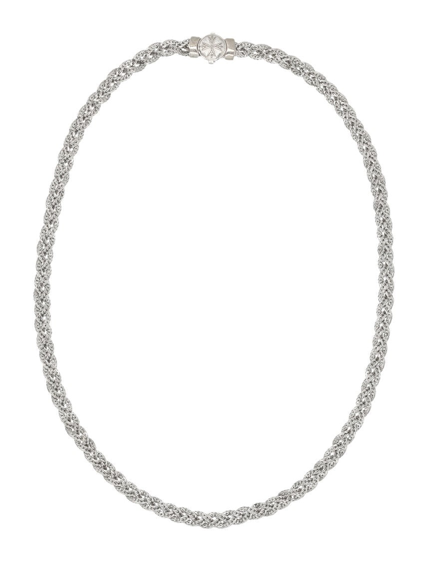 Emanuele Bicocchi Braided New Logo Necklace