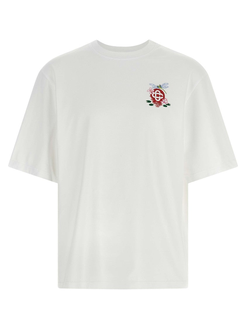 Casablanca Dragonfly Floral' T-Shirt