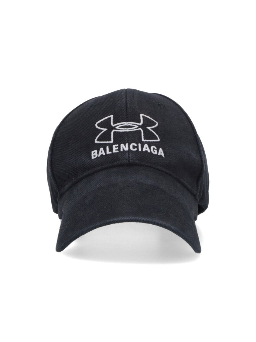 Balenciaga Logo Baseball Cap – Black