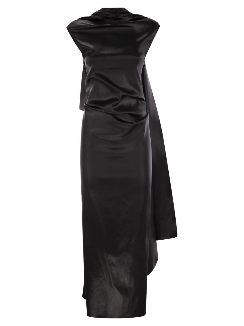 Sportmax Abadan1234 - Fitted Dress With Draping