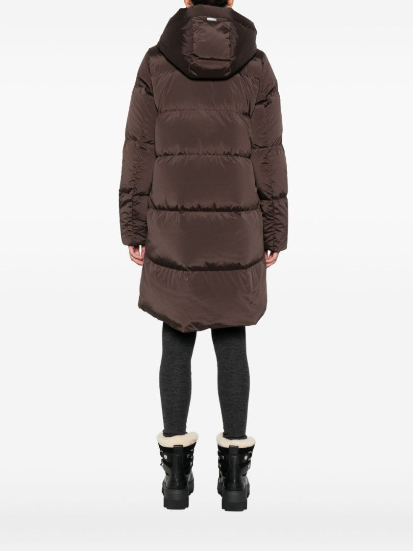 Woolrich Mid-Thigh Length Quilted Jacket
