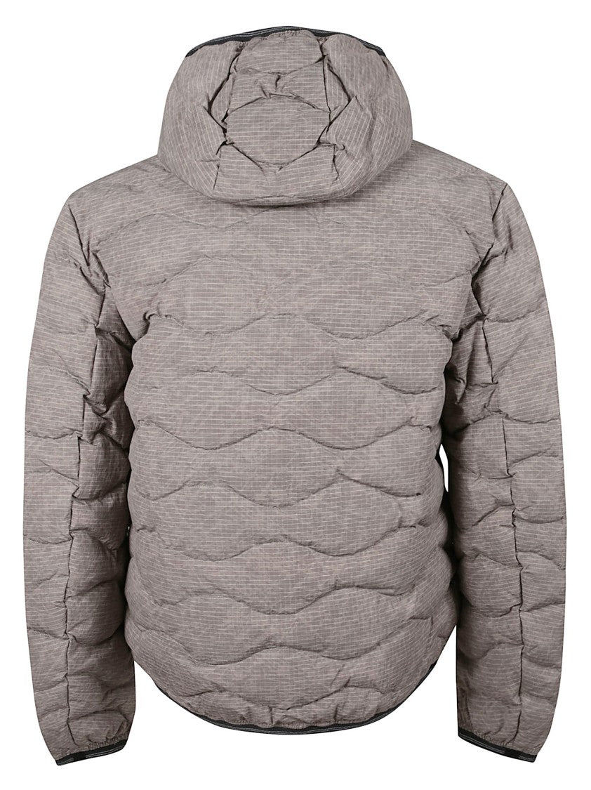 Blauer Textured Padded Jacket With Hood