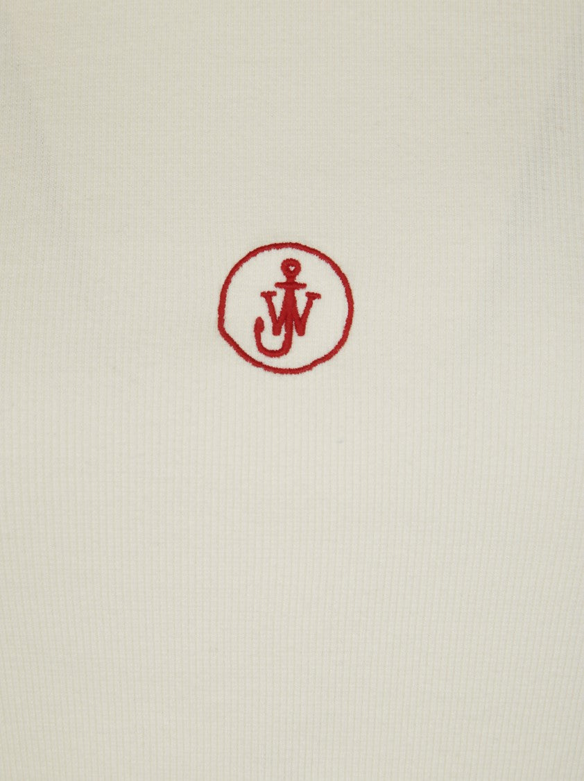J. W. Anderson Fitted Long-Sleeved Top With Embroidered Logo