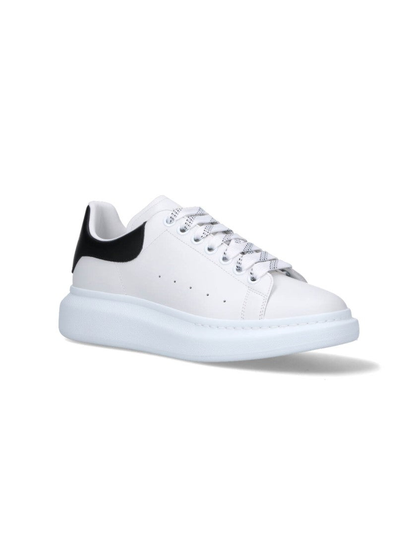Alexander Mcqueen Platform Sneakers With Contrasting Suede Heel
