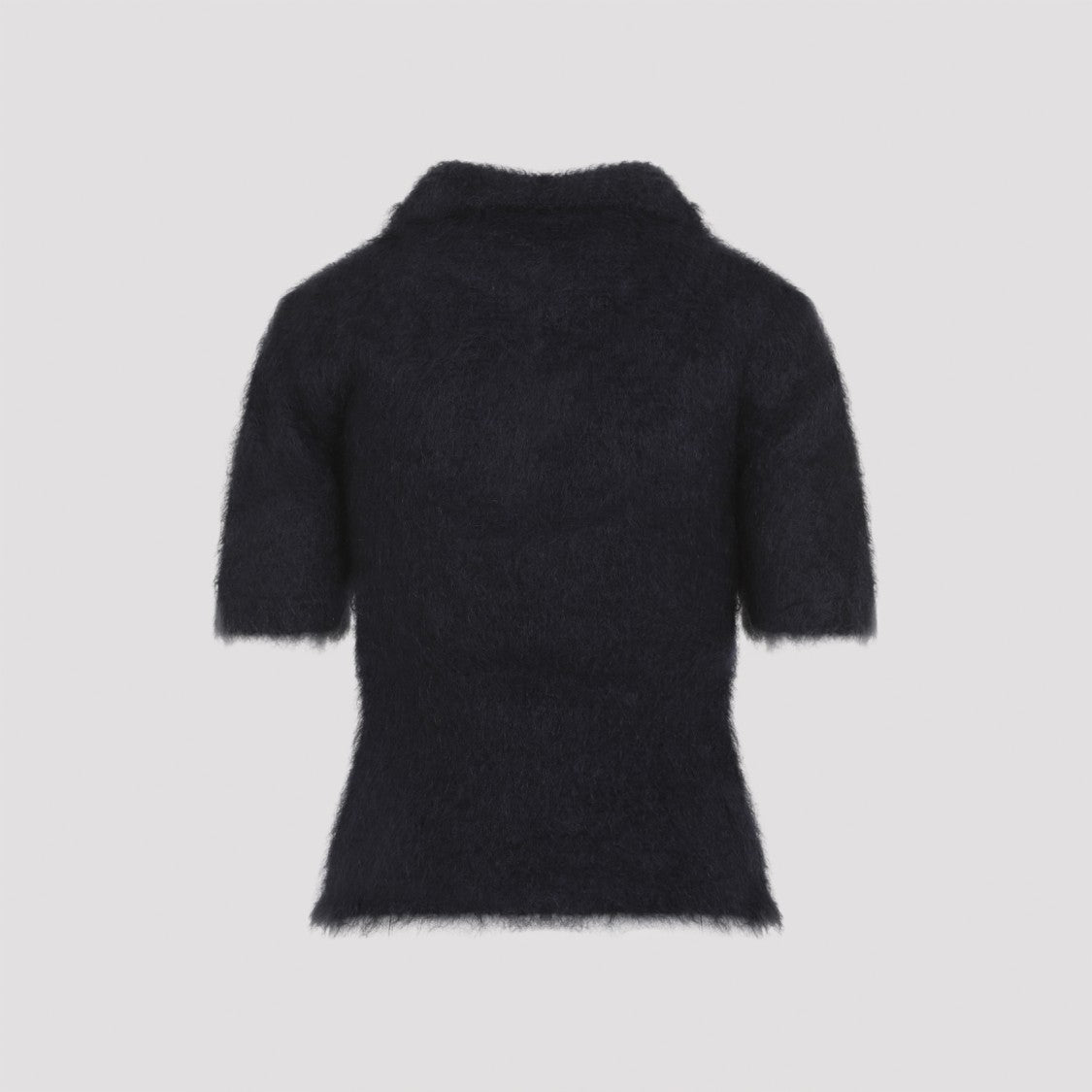Marni Mohair Blend Short-Sleeved T-Shirt With Unique Design And Finish