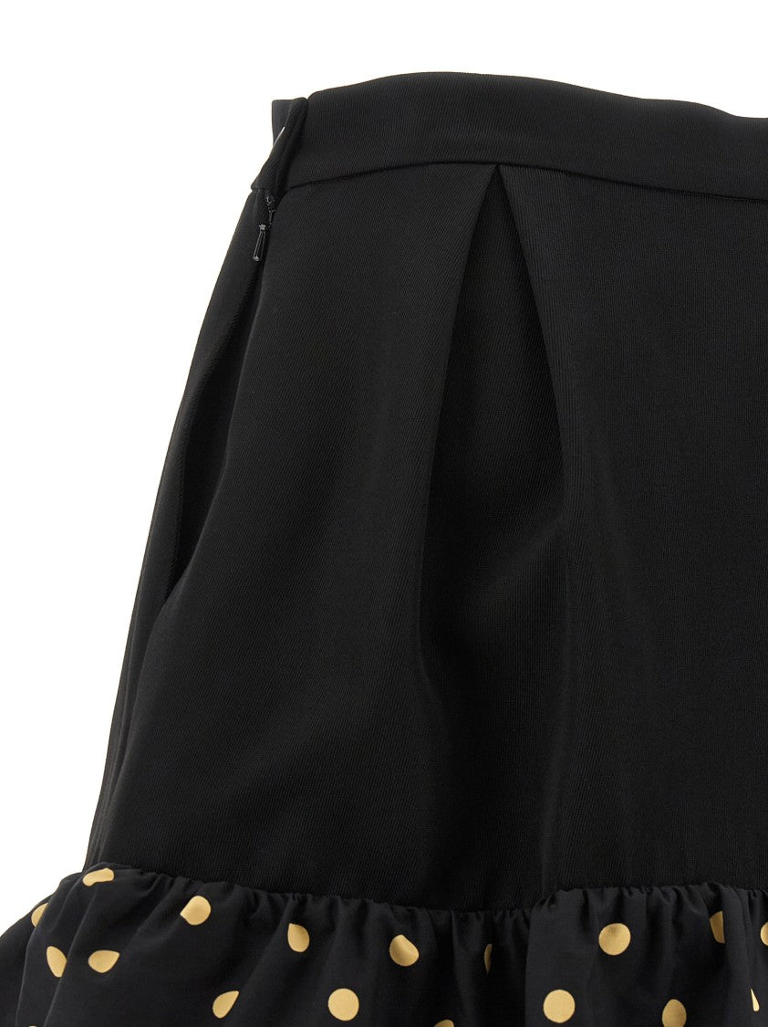 Moschino Polka Dots Insert Skirt