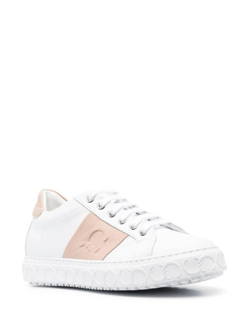 Casadei Brown Leather Sneakers