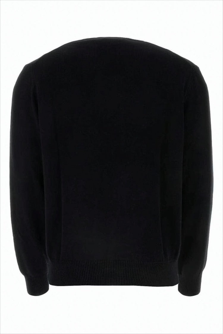 Vivienne Westwood Crewneck Sweater With Embroidered Emblem And Ribbed Details