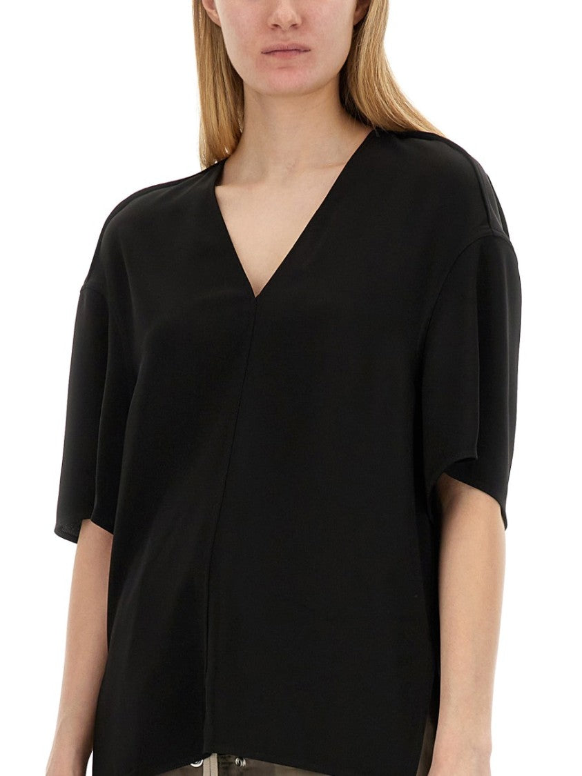 Rick Owens V-Neck T-Shirt