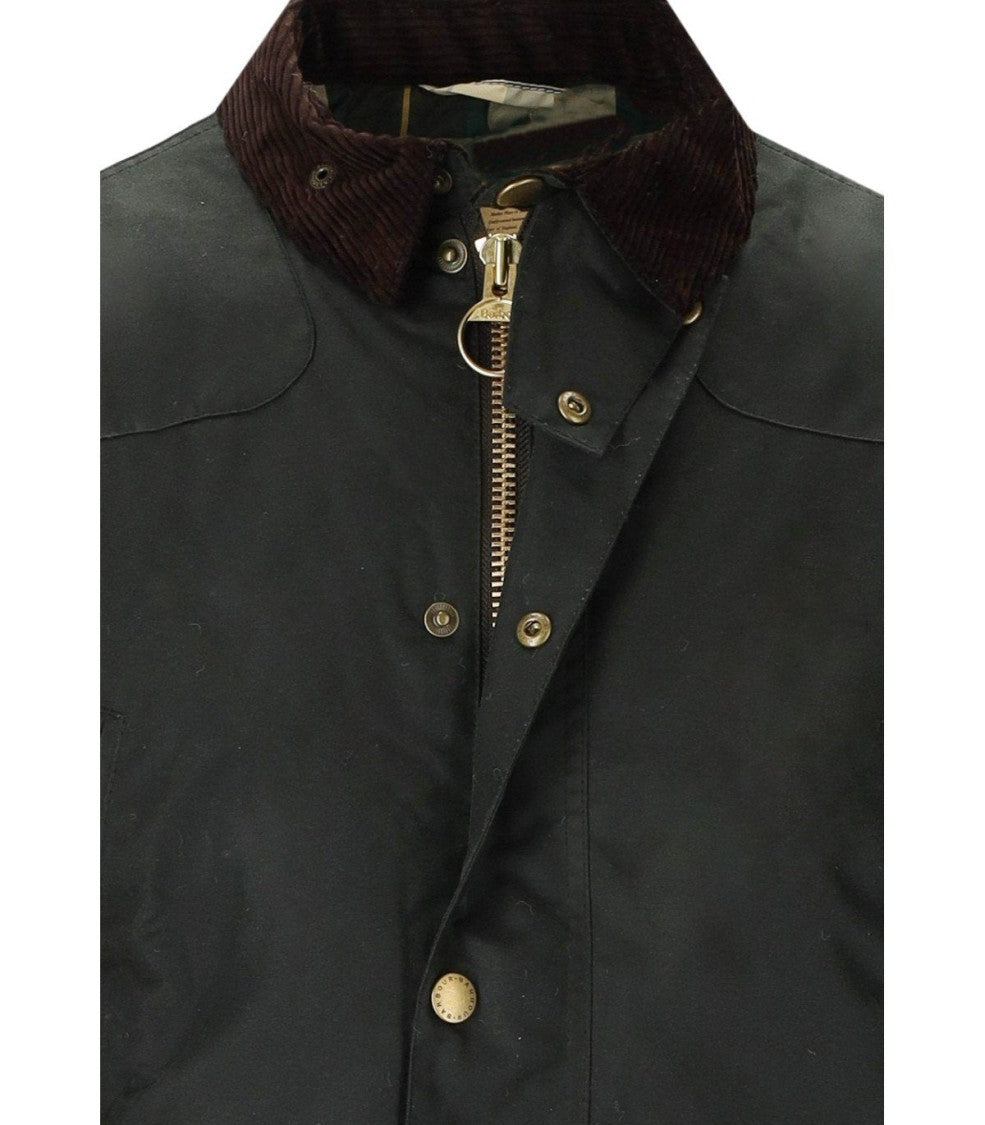Barbour Reelin Wax Sage Green Jacket