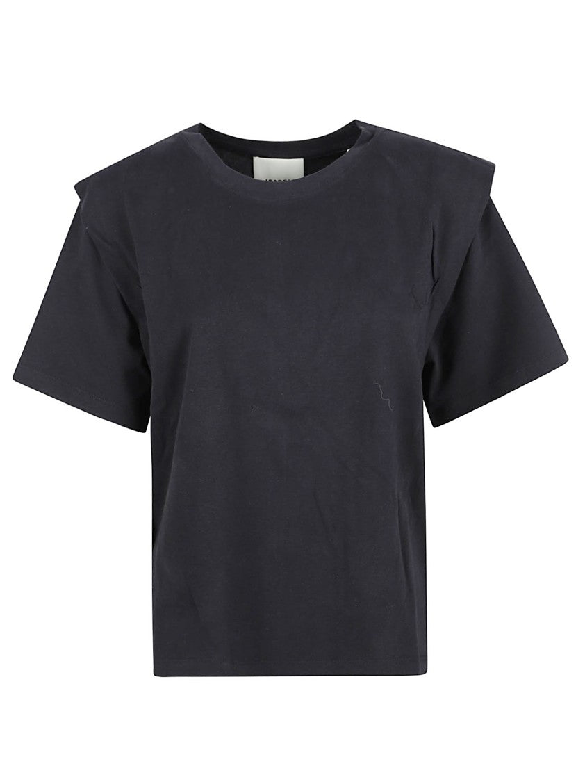 Isabel Marant Cotton T-Shirt With Shoulder Pads