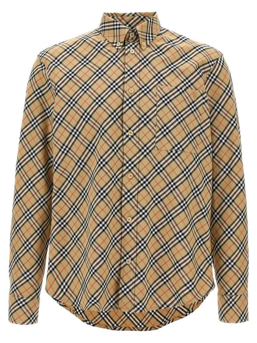 Burberry Check Print Cotton Shirt