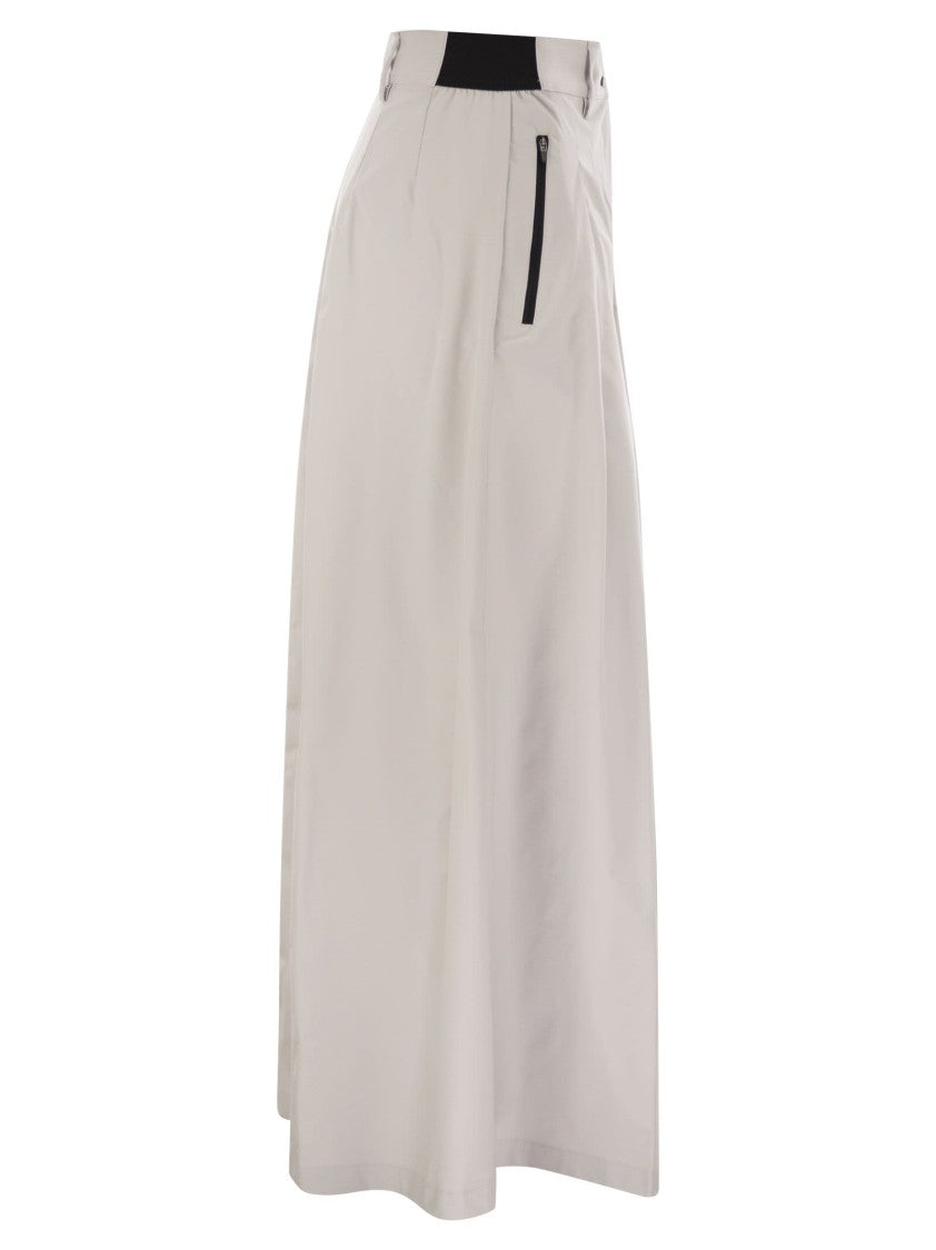 Herno Nylon Trousers With Skirt Effect