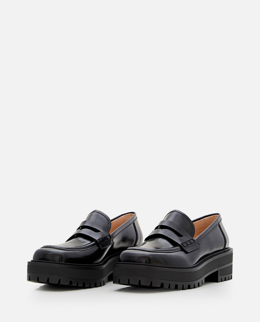 Gianvito Rossi Leather Loafer