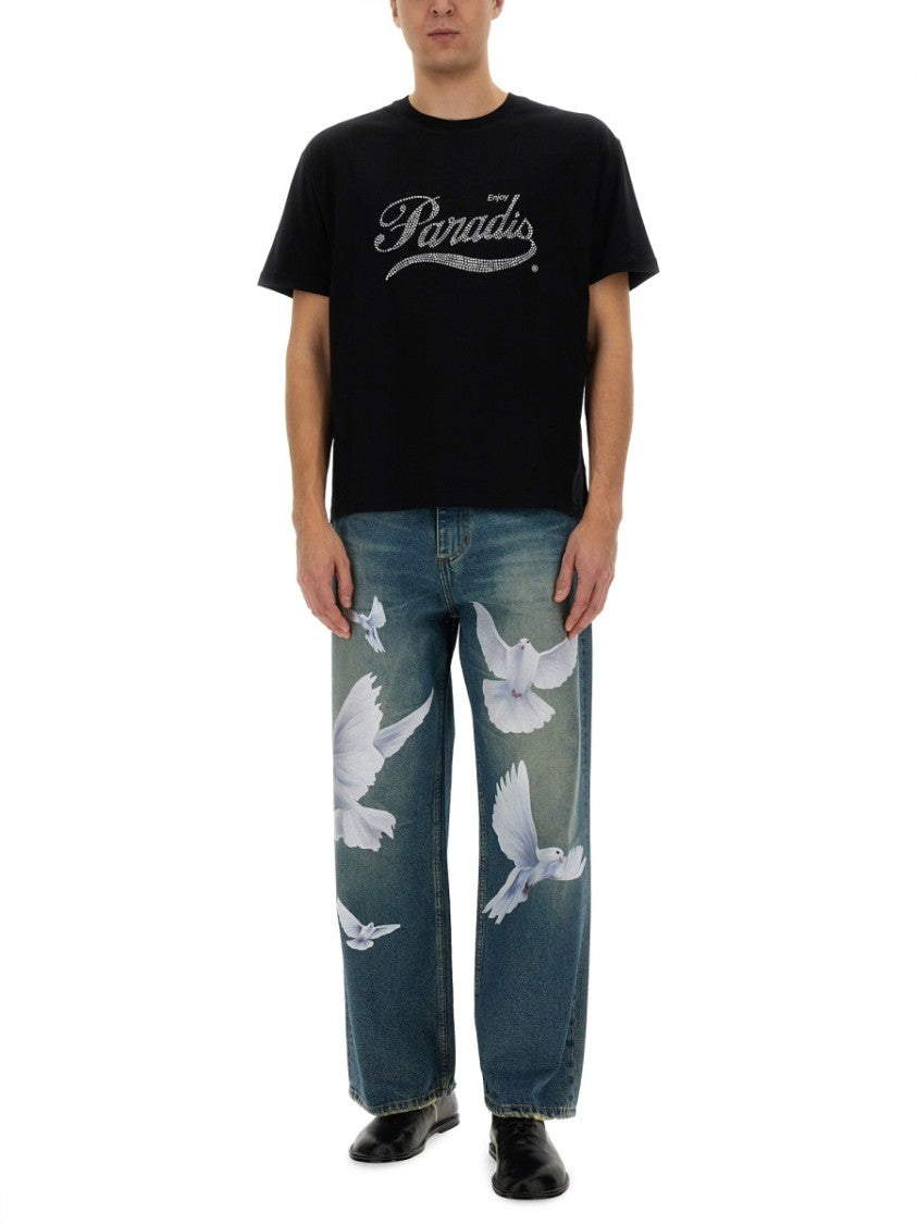 3.Paradis Crystal Logo T-Shirt