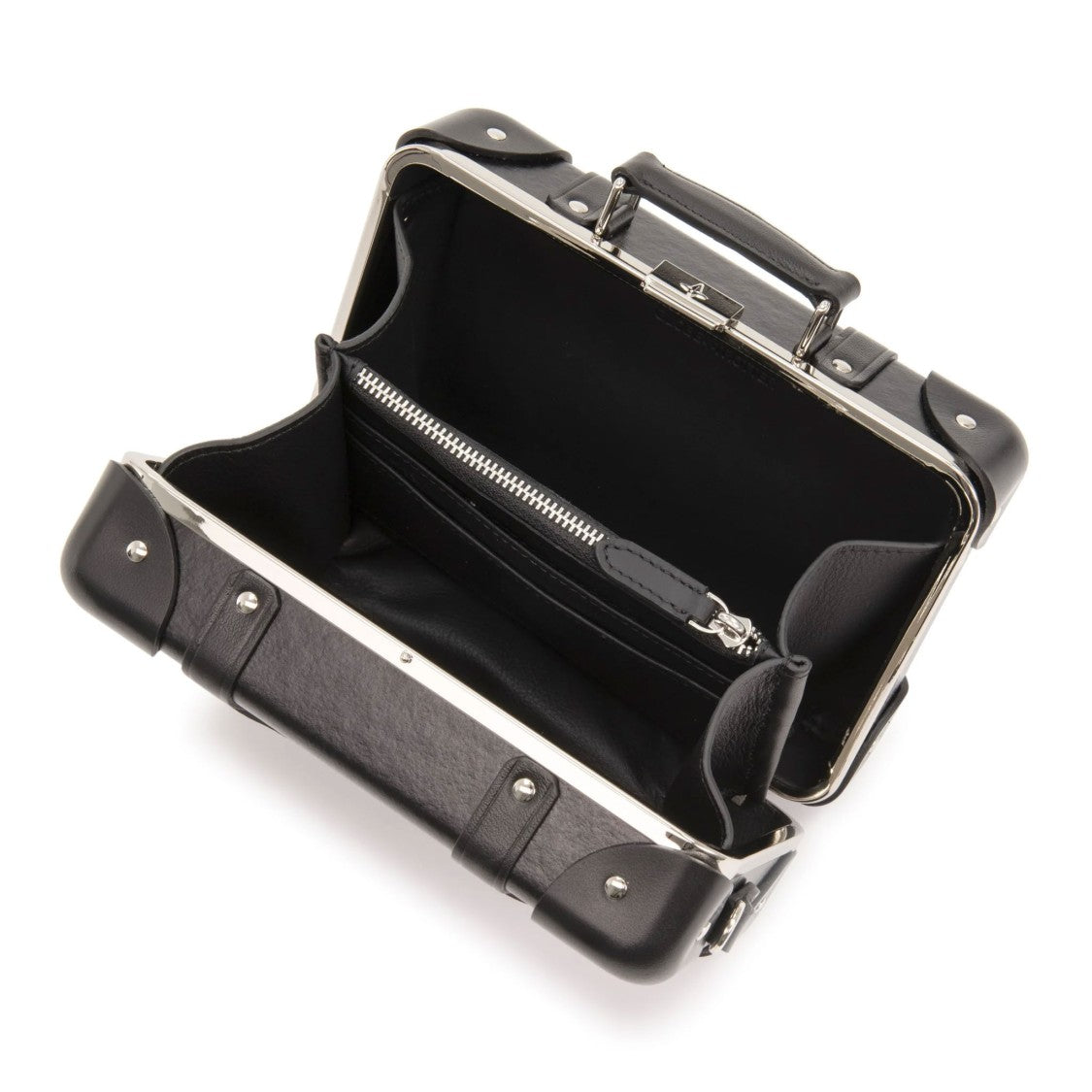 Globe Trotter Miniature Black Centenary Mayfair Cross-Body Bag