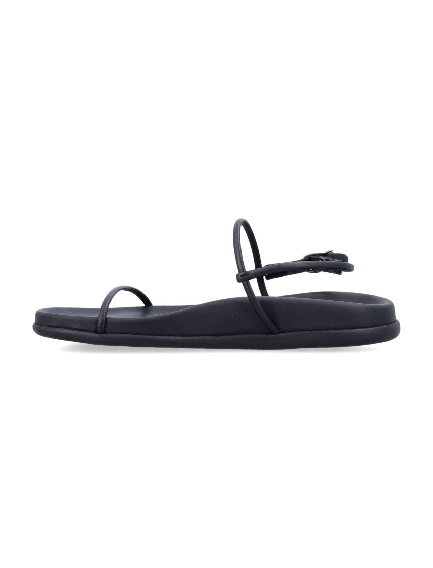 Ancient Greek Sandals Minimalist Black Sandal