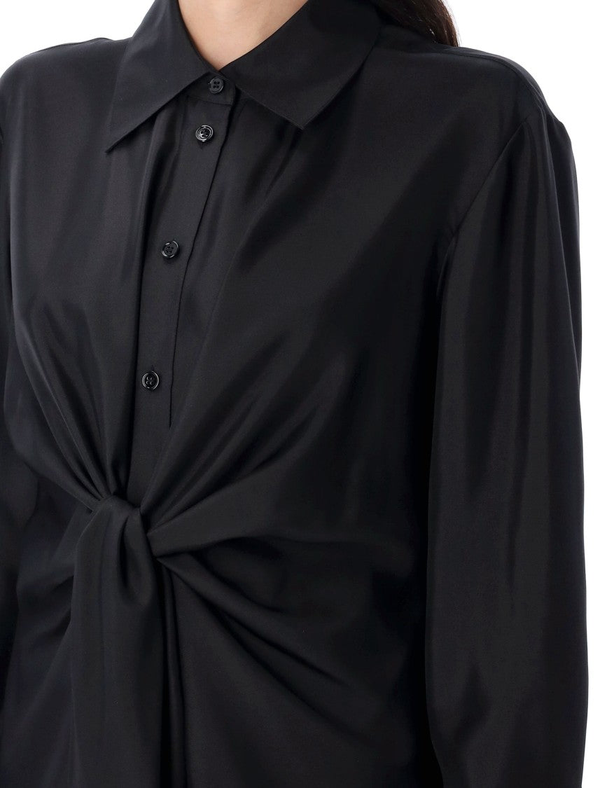 Róhe Silk Knotted Shirt