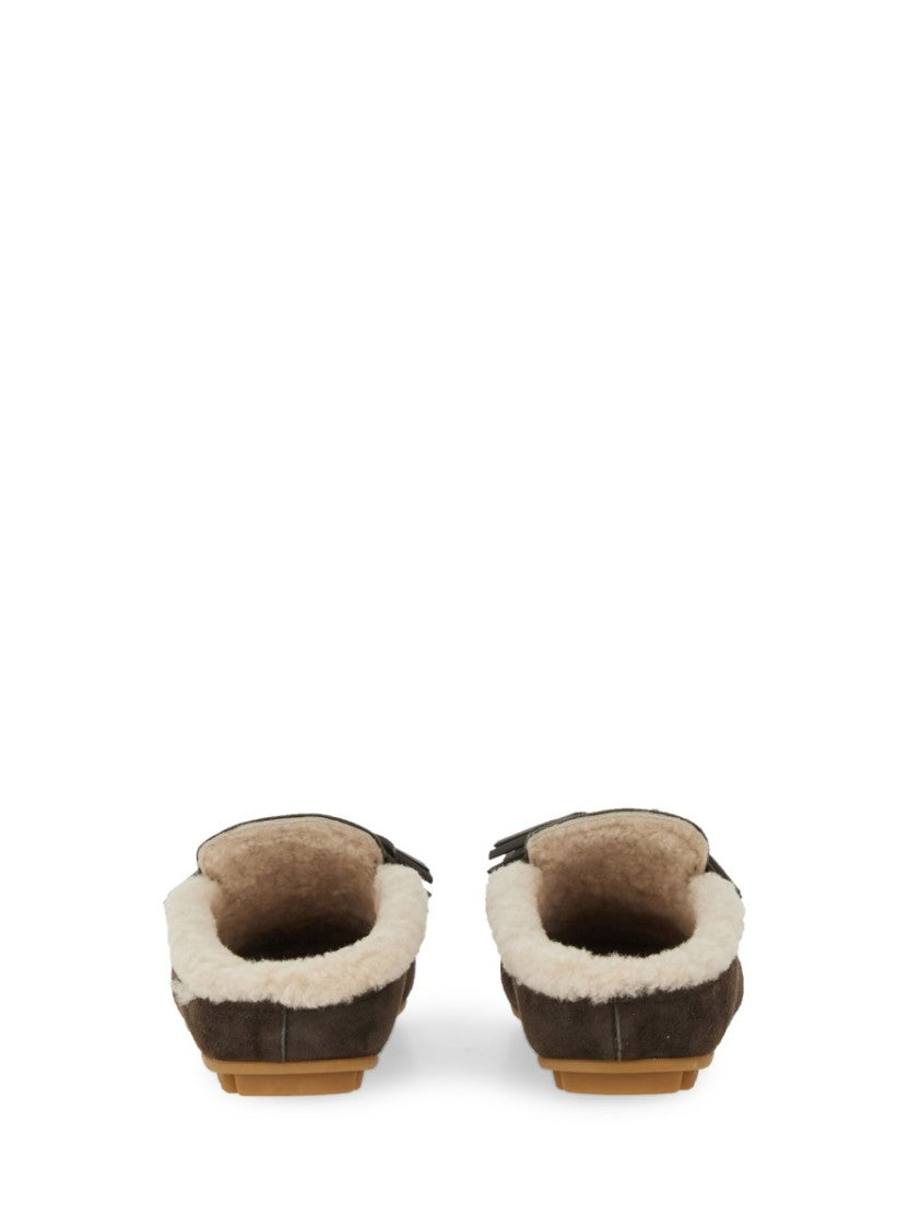 Hogan Suede Slipper Loafer