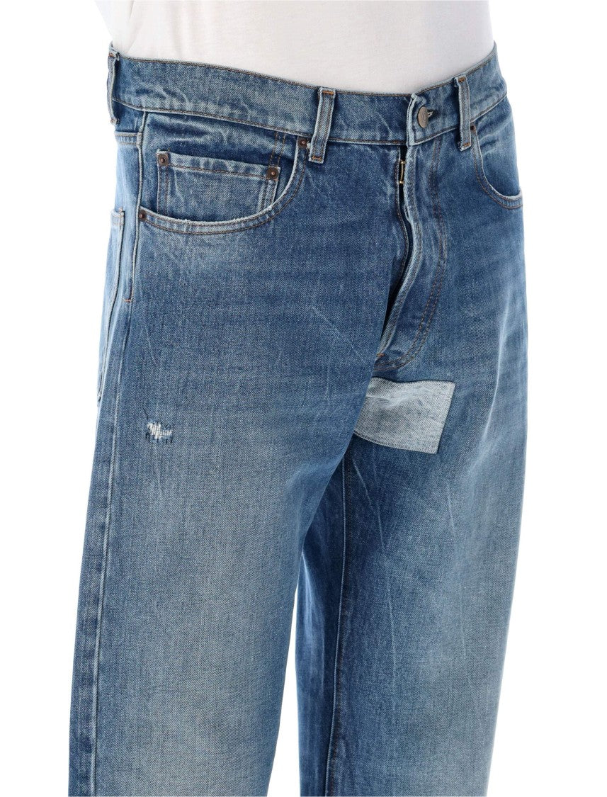Maison Margiela Stonewashed Blue Denim Jeans