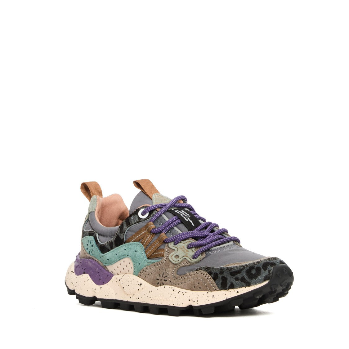 Flower Mountain Yamano 3 Women's Suede And Pony Hair Sneakers