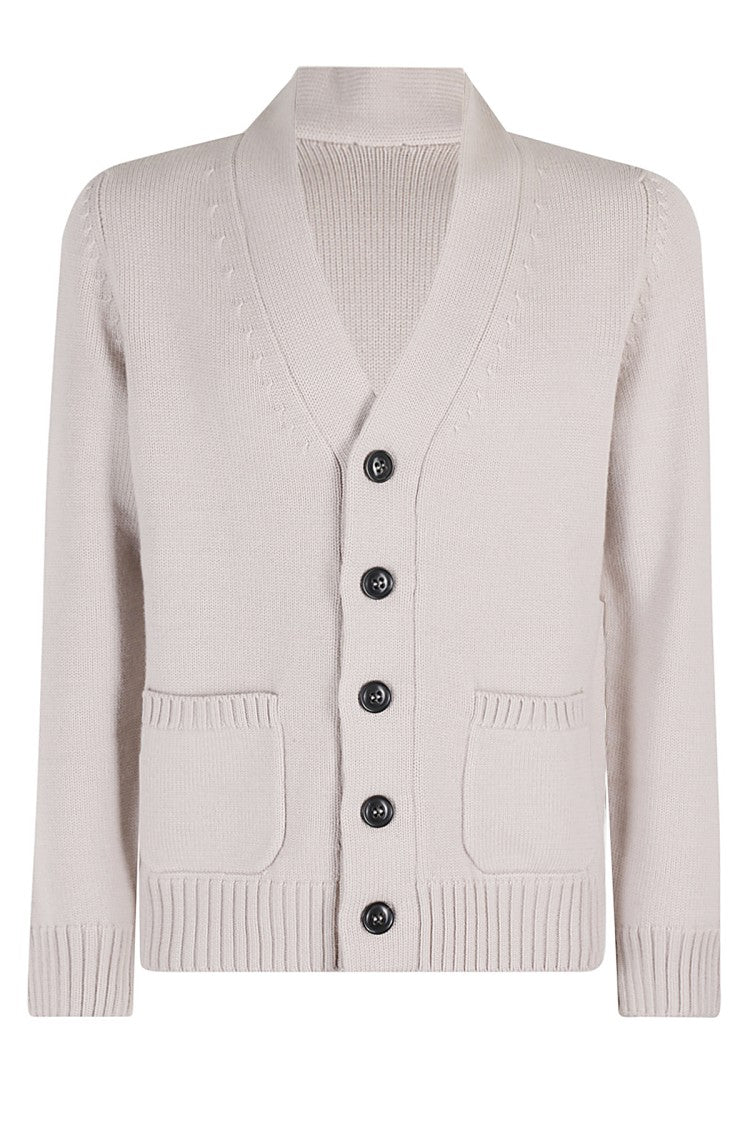 Drumohr Double Yarn Merino Wool Cardigan