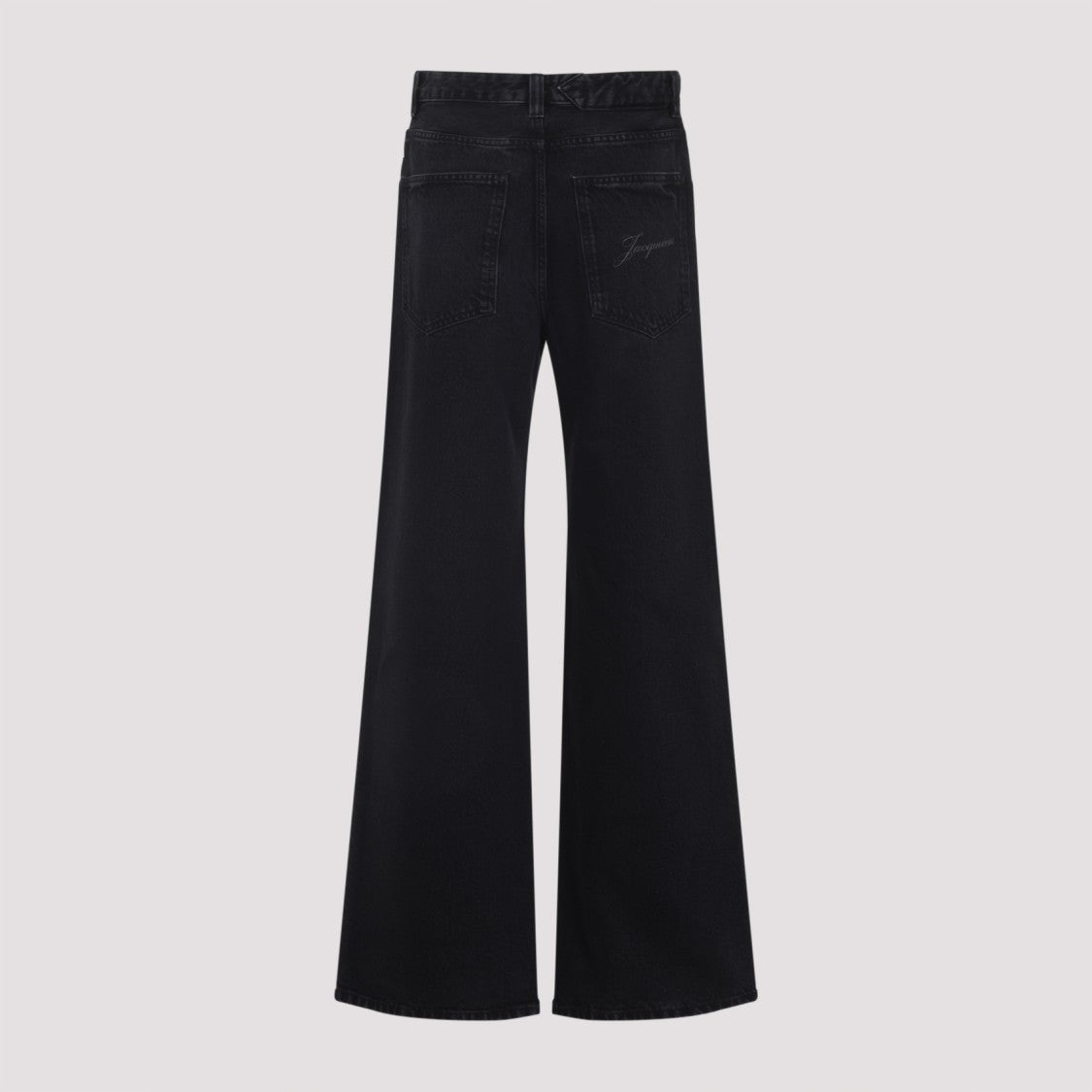 Jacquemus Le De-Nimes Large Black Cotton Jeans