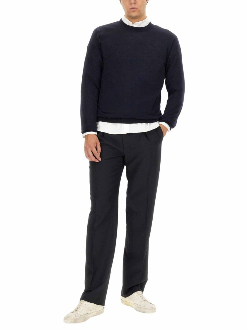 Golden Goose Regular Fit Black Virgin Wool Sweater