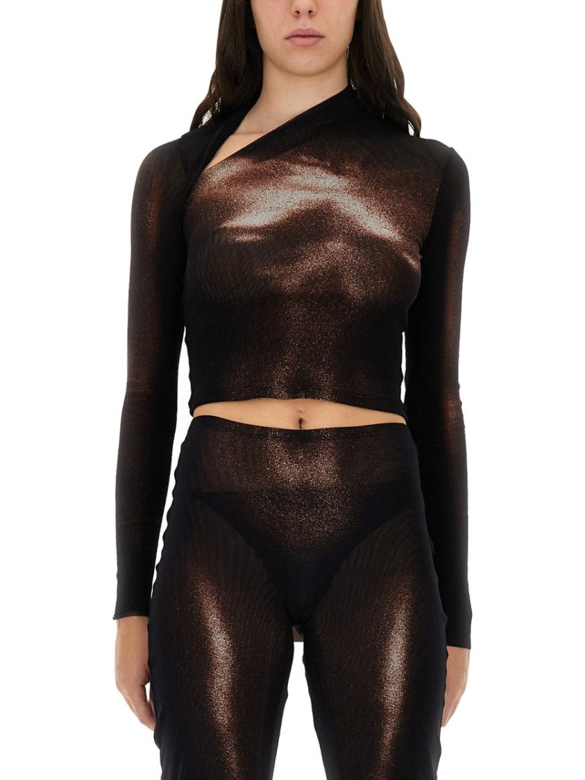 Jean Paul Gaultier "Body Dust" Print Top