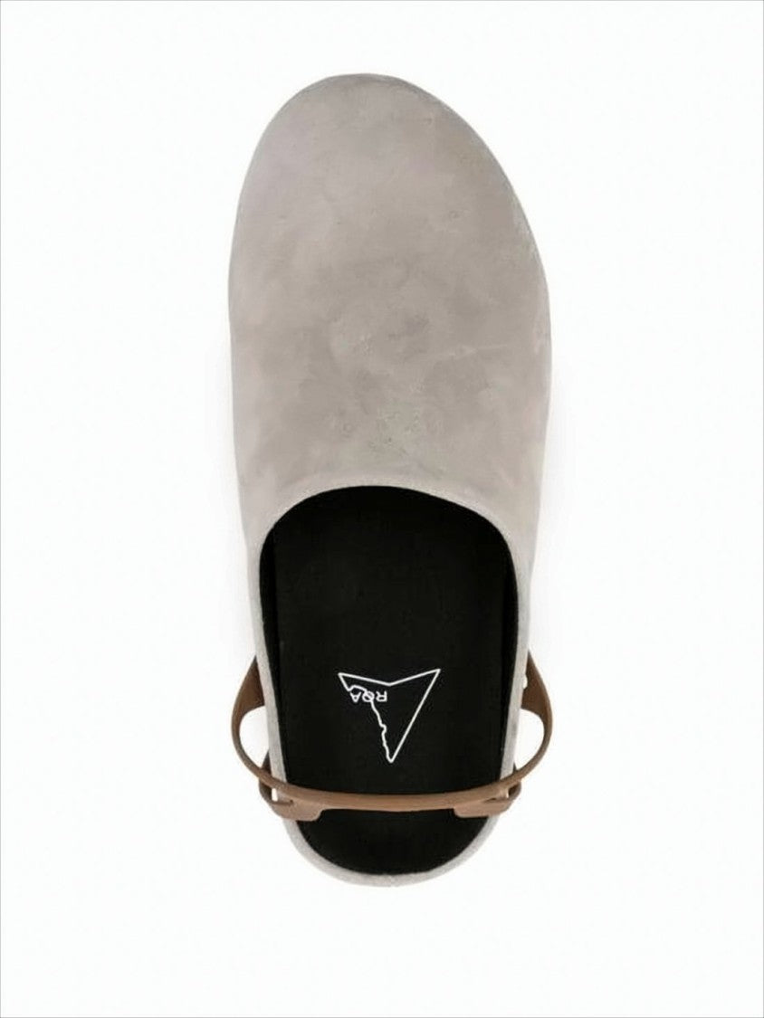 Roa Rounded Toe Shoes With Sculptural Heel Strap