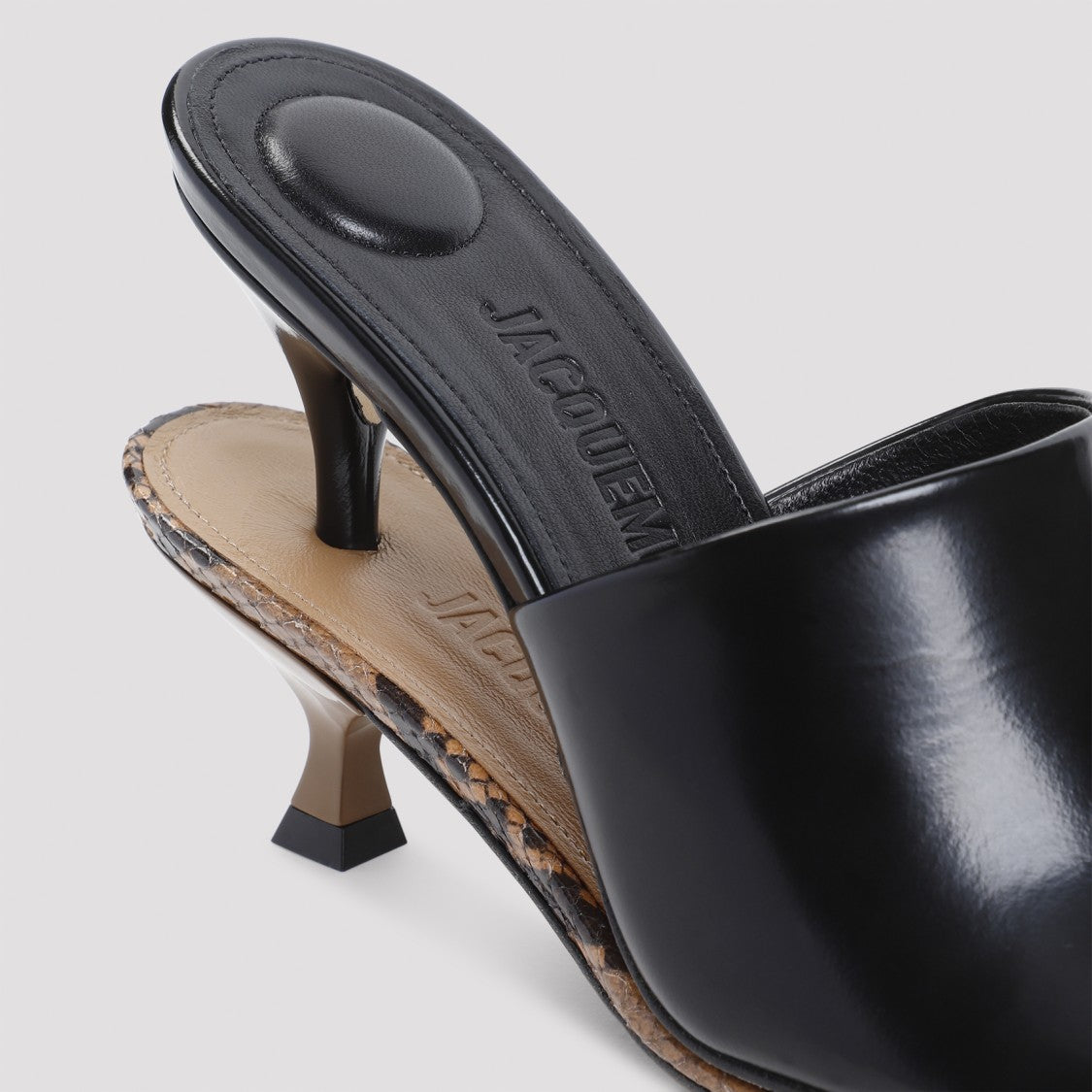 Jacquemus Lamb Leather Les Doubles Mules