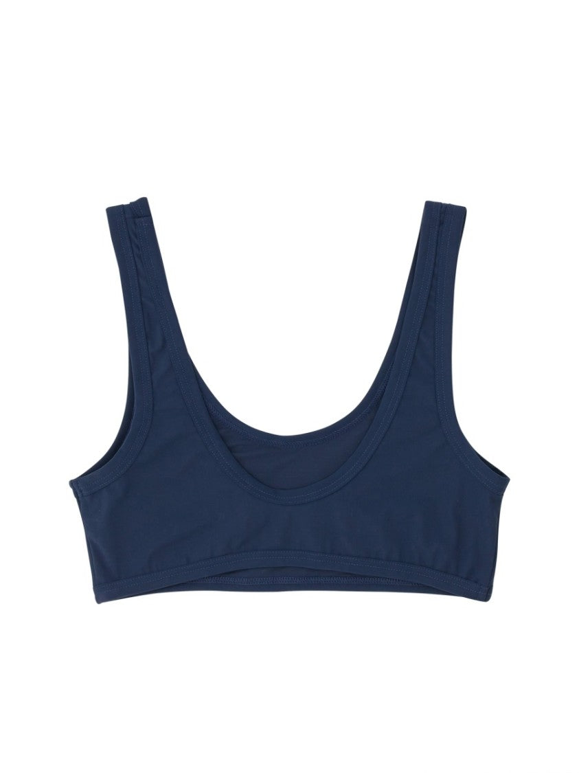 Jil Sander Scoop Neck Bikini Top With Thick Straps