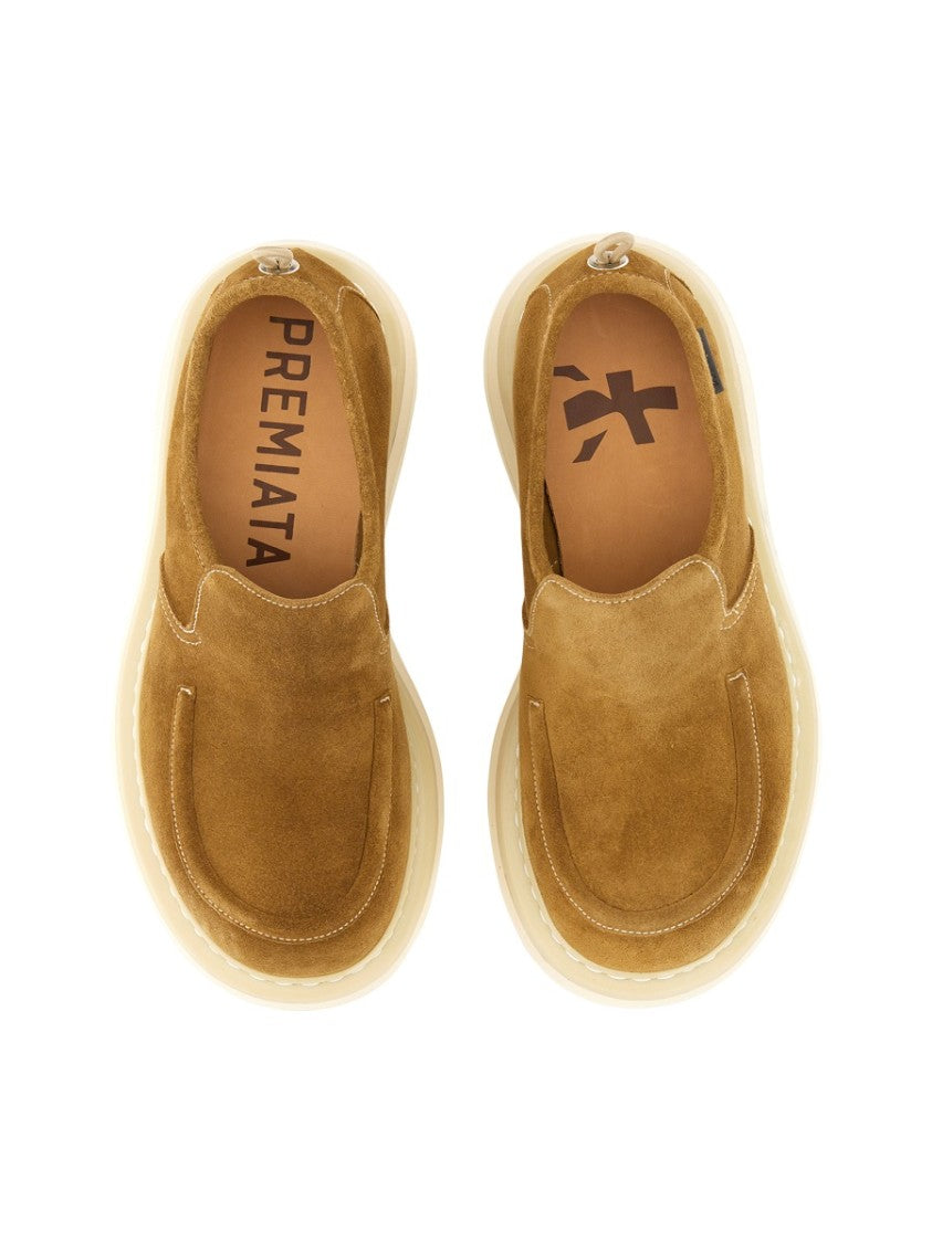 Premiata Brown Leather Loafer