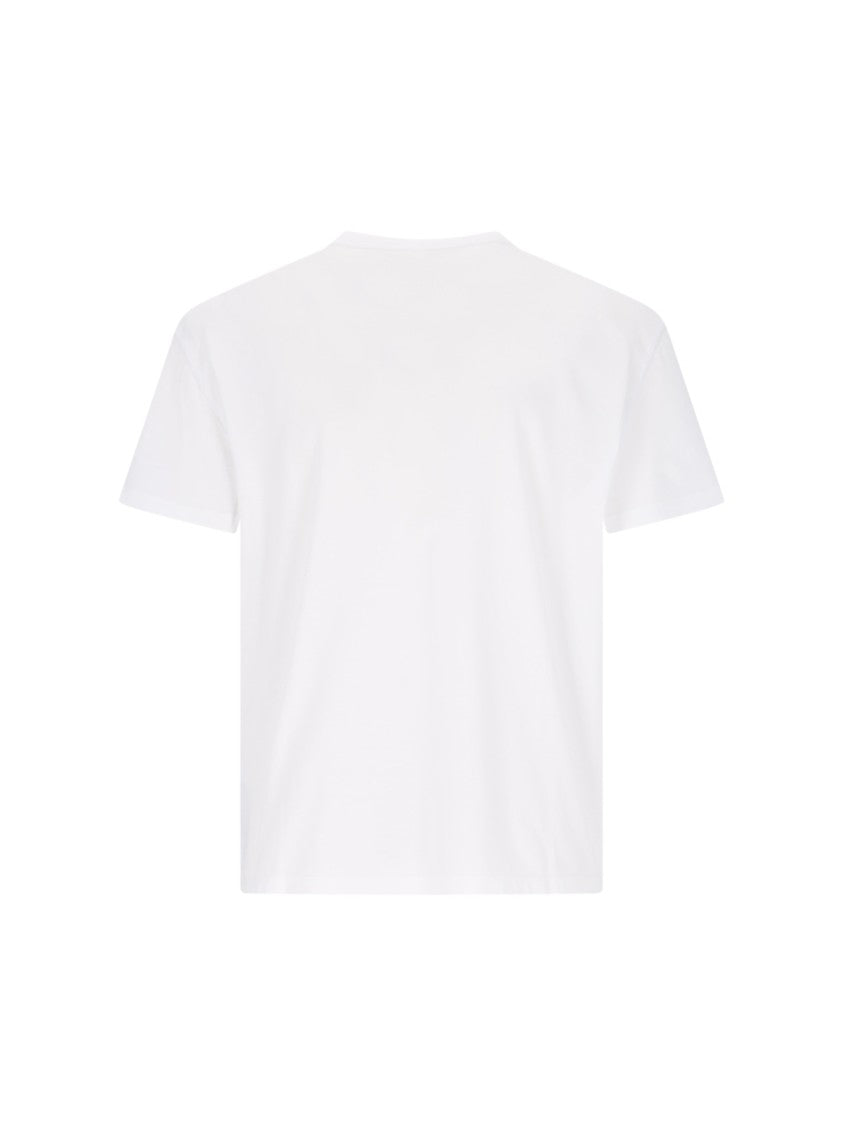 Maison Margiela Distorted Logo' T-Shirt – White