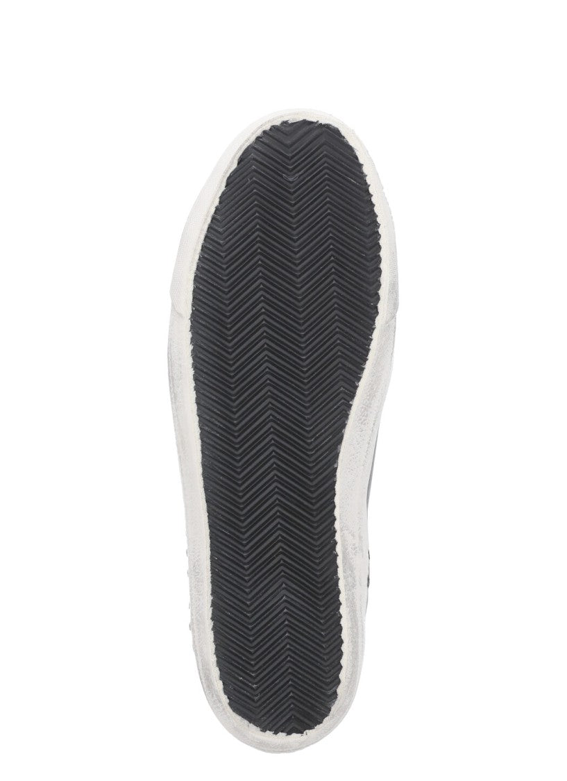 Golden Goose Black Smooth Leather Sneakers