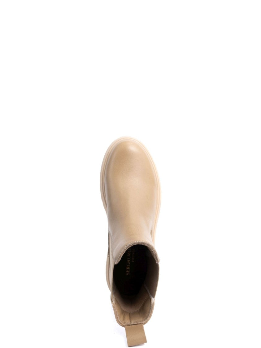 Sergio Moretti Sole Beige Ankle Boots